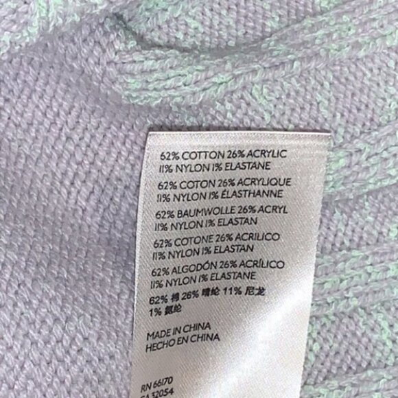 Free people lime green gray off the shoulder tunic sweater size XS - Picture 12 of 16